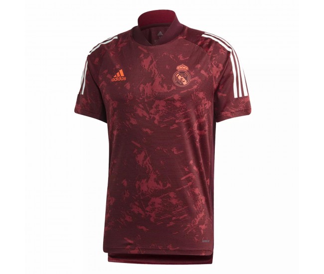 Camiseta Real Madrid UCL Train Hombre granate 2020 2021