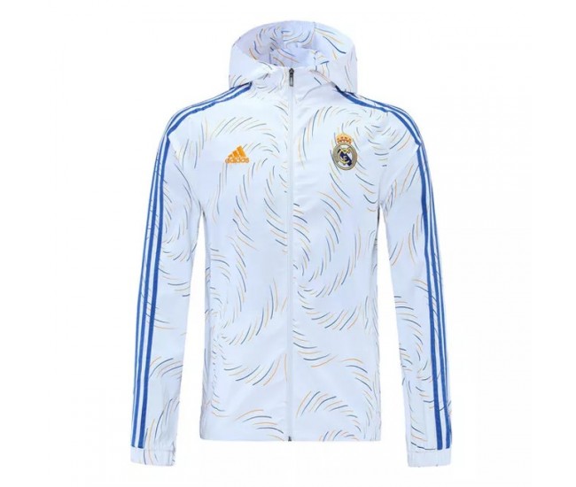 Chaqueta Real Madrid Training All Weather 2021 Blanca