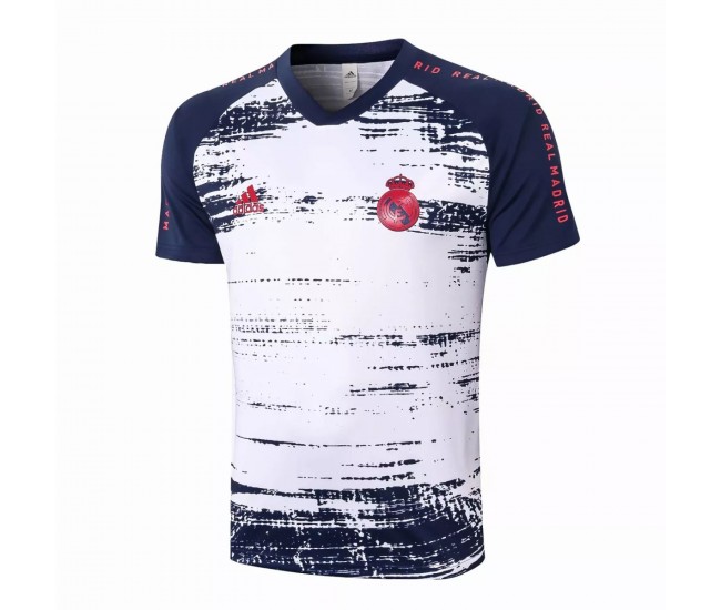 Camiseta de entrenamiento del Real Madrid Blanca Navyk 2020 2021