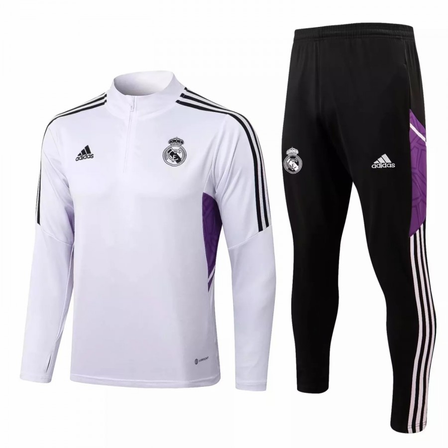 Comprar Chándal Real Madrid 2022/23 Blanco y Negro barata - Madrid