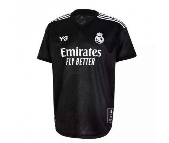 Camiseta Real Madrid Y-3 120 Aniversario Negra 2022-23