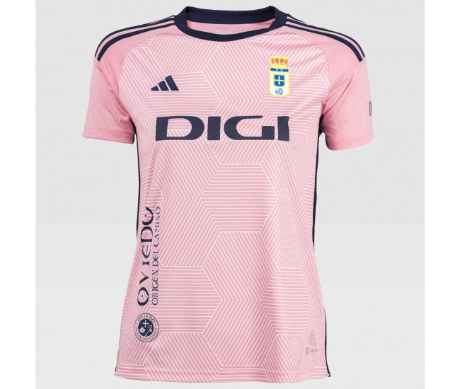 Real Oviedo Camiseta de visitante para mujer 2023-24