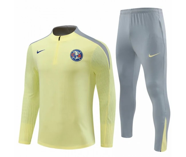 Chándal técnico de fútbol de entrenamiento amarillo para hombre del Club América 2024-25
