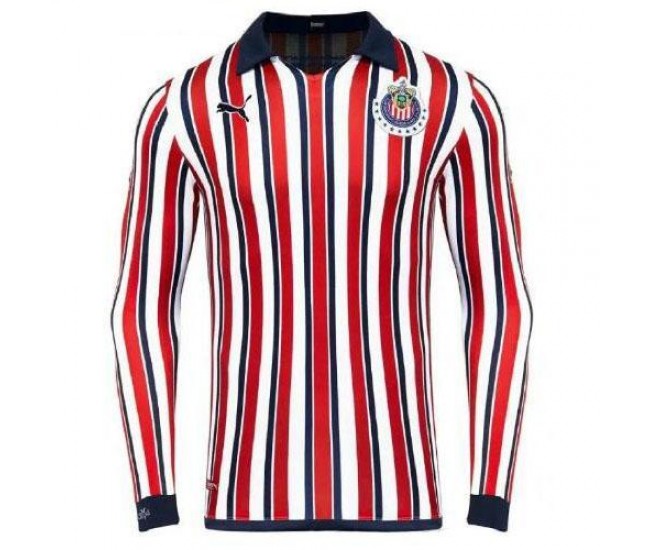 Chivas Home Rep manga larga CWC Jersey 18/19