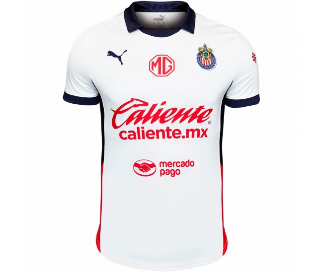 Camiseta de fútbol visitante de Chivas para hombre 2024
