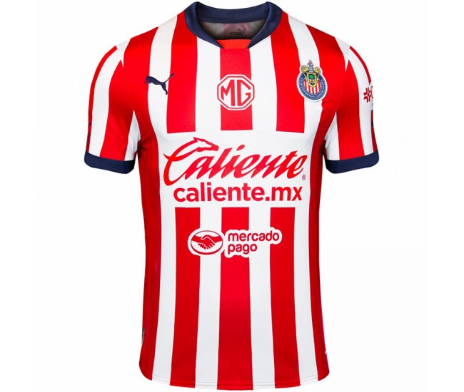 Camiseta de fútbol local de Chivas para hombre 2024
