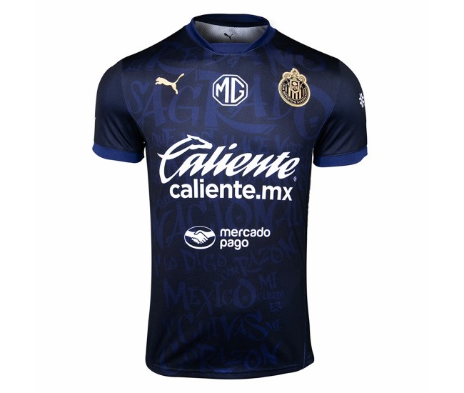 Camiseta de fútbol de tercera temporada de Chivas para hombre 2024
