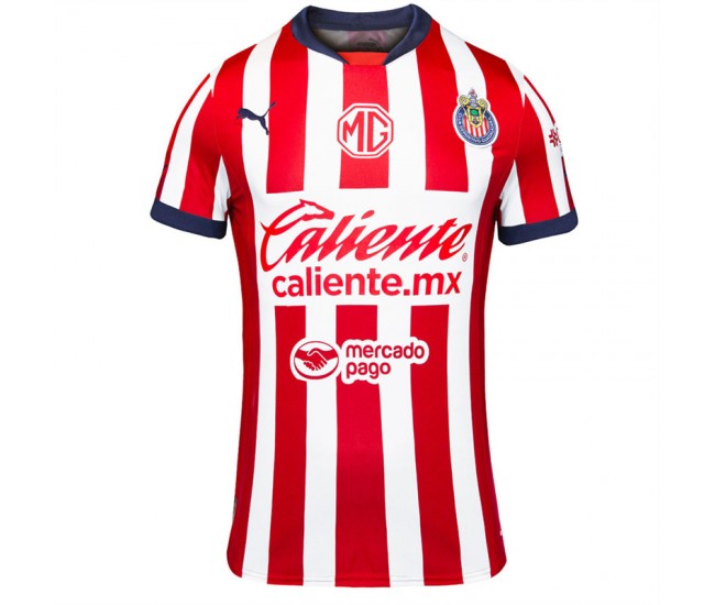 Camiseta de fútbol local de Chivas para mujer 2024