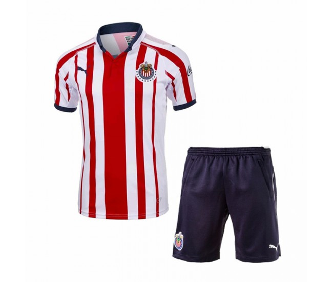 KIT DE HOGAR PIVA CHIVAS 18/19 PARA NIÑOS