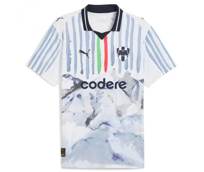 Camiseta blanca Puma x KidSuper del CF Monterrey para hombre de la Copa Mundial de Clubes de la FIFA 2025