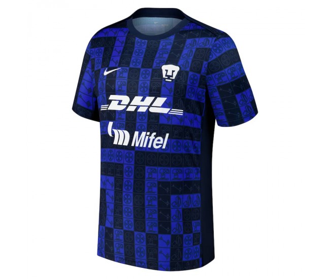 Camiseta prepartido de los Pumas UNAM para hombre 25-26