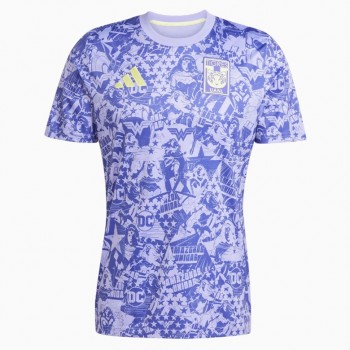 Camiseta pre-partido Adidas x DC Comics Tigres UANL Hombre Wonder Woman 25-26