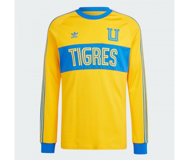Camiseta de manga larga del trébol de los Tigres UANL para hombre 23-24
