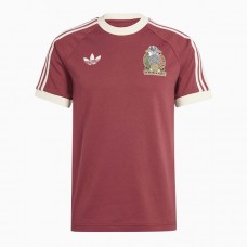 Camiseta de fútbol retro de visitante de México para hombre 1985