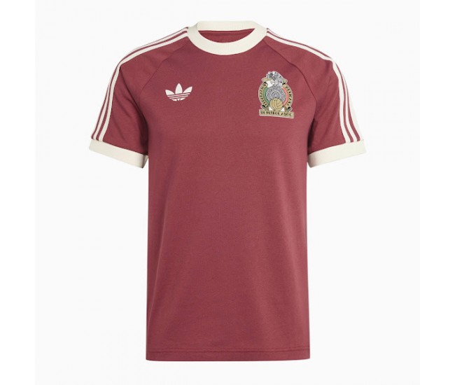 Camiseta de fútbol retro de visitante de México para hombre 1985