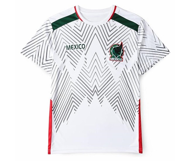 Camiseta Futbol Mexico Hombre Blanca 2023