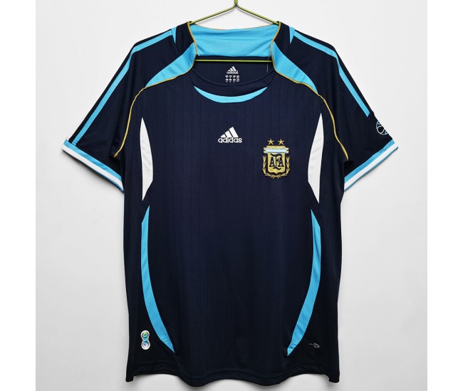 Camiseta retro visitante de Argentina 2006