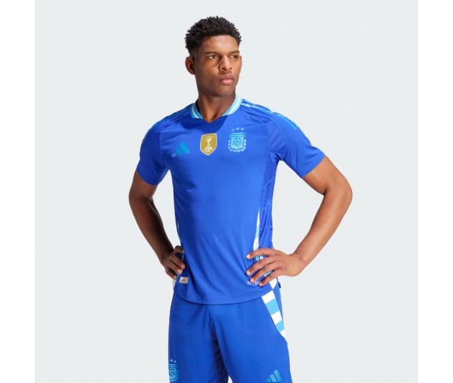 Camiseta auténtica de visitante de Argentina para hombre 24-25