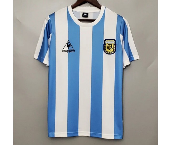 Camiseta Retro Argentina Local 1986
