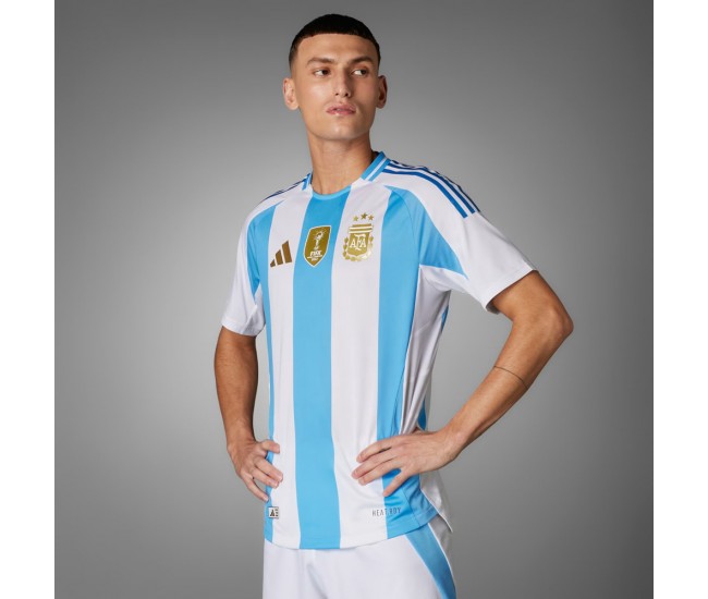 Camiseta auténtica de local para hombre de Argentina 24-25
