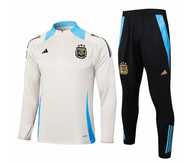 Chándal técnico de entrenamiento de fútbol beige para hombre de Argentina 24-25
