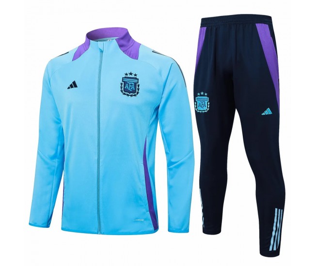 Chándal de fútbol de presentación de entrenamiento azul para hombre de Argentina 2024-25