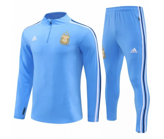 Chándal técnico de fútbol de entrenamiento azul para hombre de Argentina 2023-24