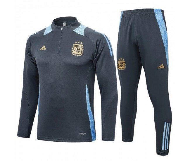 Chándal técnico de fútbol de entrenamiento gris para hombre de Argentina 24-25