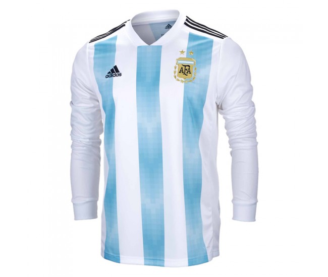 Argentina 2018 Home Camiseta  de manga larga