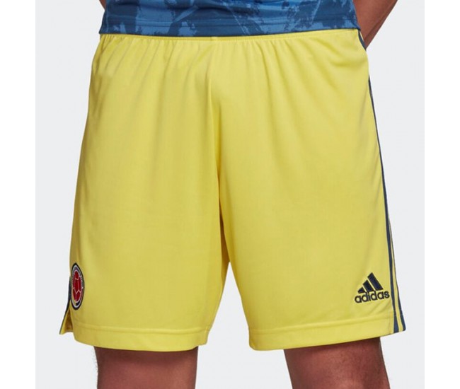 PANTALONES CORTOS DE FÚTBOL DE COLOMBIA 2020 2021