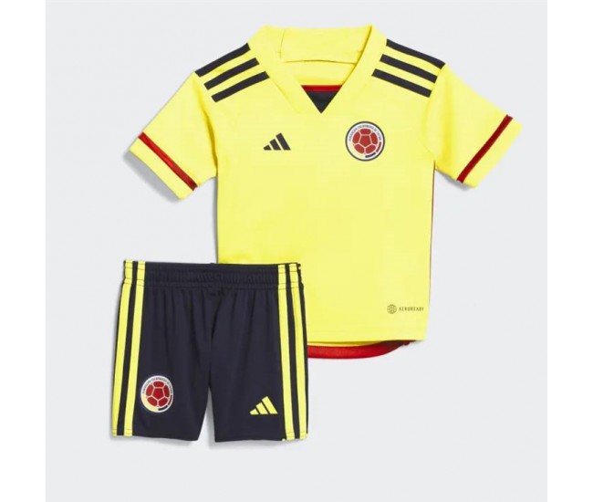 Equipación local de niños de Colombia 2022-23