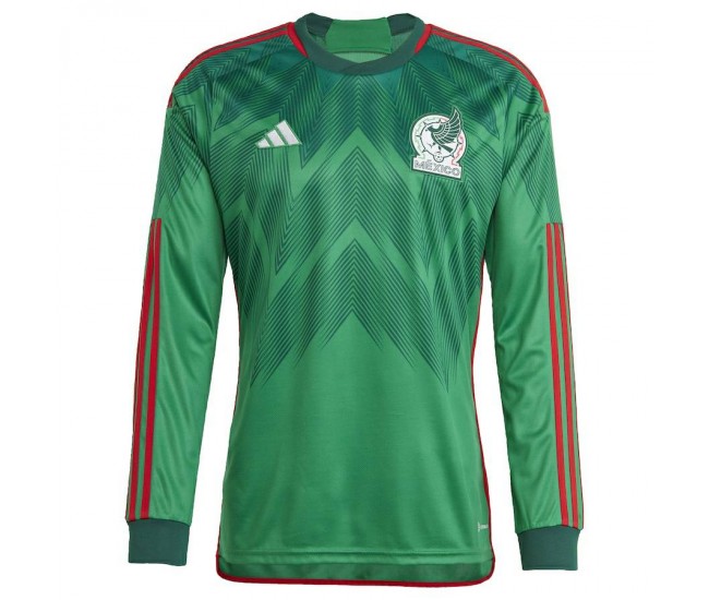 Camiseta México Manga Larga Local 2022-23