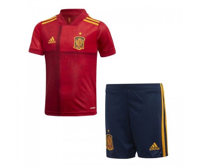 Conjunto de niños 1ª equipación Selección Española de Fútbol 2020 2021