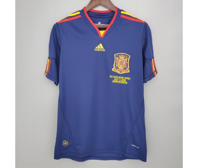 Camiseta retro visitante de España 2010