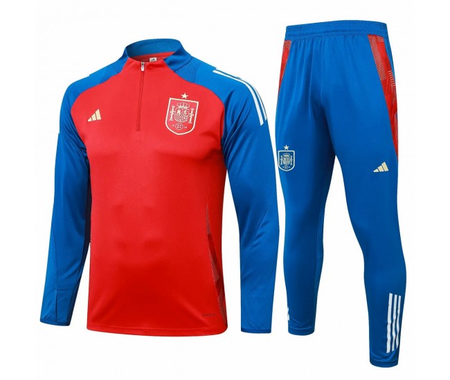 Chándal técnico de fútbol de entrenamiento rojo para hombre de España 24-25